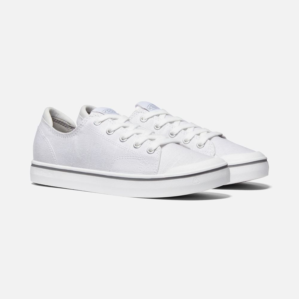 Zapatos de lona Keen Mexico Blancos - Mujer Elsa Iv Sneaker - LG4285390